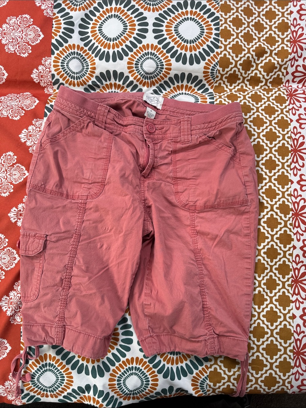 St. John’s Bay Dusty Rose Cotton Shorts